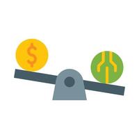 Leverage Icon Design vector