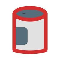 Tin Icon Design vector
