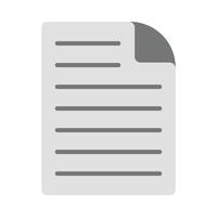 Document Icon Design vector