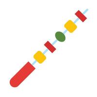 Skewer Icon Design vector