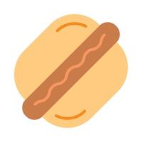 Hot Dog Icon Design vector