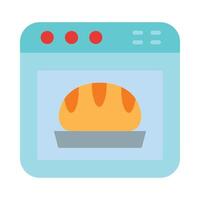Oven Icon Design vector