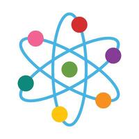 Atom Icon Design vector