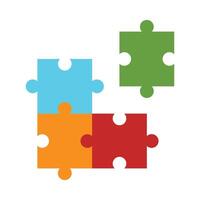 Puzzle Icon Design vector