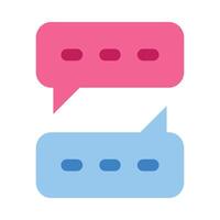 Chat Box Icon Design vector