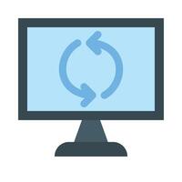 Update Icon Design vector