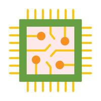Cpu Icon Design vector