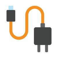 Mobile Charger Icon Design vector
