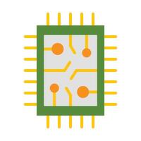 Chip Icon Design vector