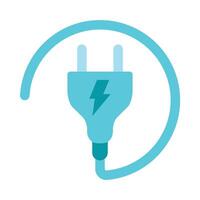 Power Plug Icon Design vector
