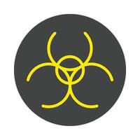 Contamination Icon Design vector