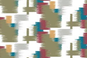 Tie dye pattern Seamless Bandana print silk Motif embroidery, Pixel Ikat embroidery Design for Print kurta pattern mughal motifs tapestry pattern floral repeat vector
