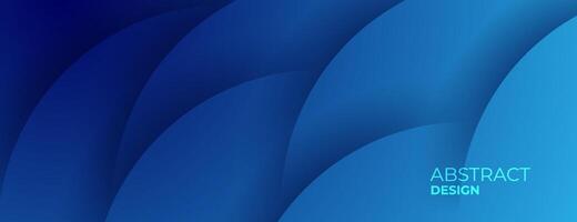 abstract blue overlapping circles background. vector