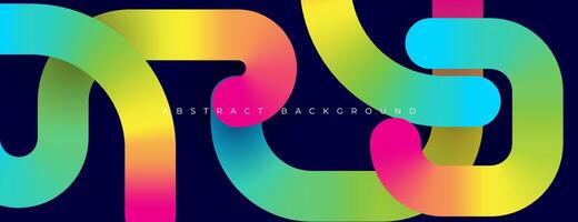 abstract background with colorful 3d shapes vector