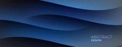 dark blue abstract background with wavy lines texture vector