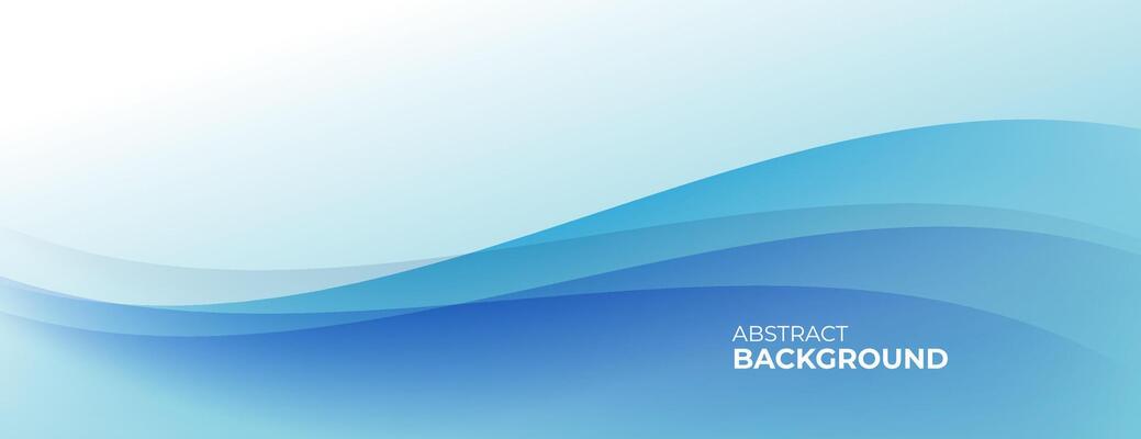 abstract blue background with waves and a place for text