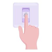 Fingerprint Scan Authentication vector