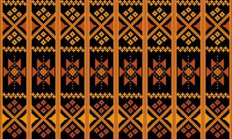 orange color pixel and black background ,Ideal for use in fashion, upholstery, and home decor vector