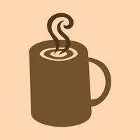 Set of icons for coffee cups. vector