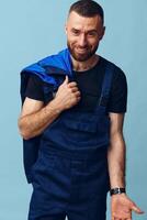 Background man casual guy confident caucasian worker business fashion happy man beard portrait photo