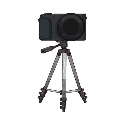 Illustration camera stand