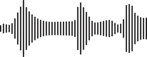 Sound waves collection. High frequency radio wave. Music equalizer vector