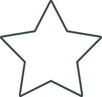 Star icon symbol image for rangking or rating reward Free vector