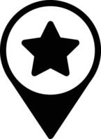Star icon symbol image for rangking or rating reward Free vector