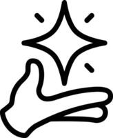 Star icon symbol image for rangking or rating reward Free vector