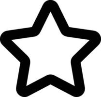 Star icon symbol image for rangking or rating reward Free vector
