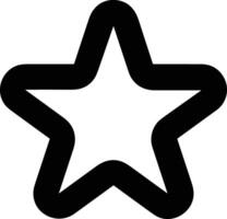 Star icon symbol image for rangking or rating reward Free vector