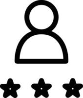 Star icon symbol image for rangking or rating reward Free vector