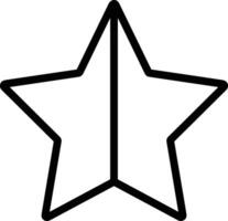 Star icon symbol image for rangking or rating reward Free vector