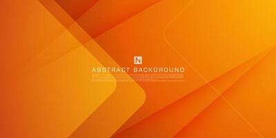 Abstract geometric orange background with simple lines. Colorful orange gradient design. Bright and modern with 3d shadow concept. Eps10 vector