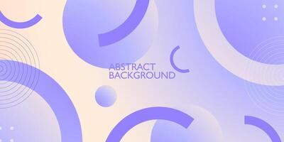 Modern abstract 3d background pattern geometric design. purple gradient circle pattern. Simple shapes with trendy elements. Eps10 vector