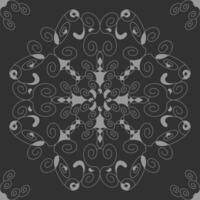 Seamless pattern with spirals. Dark grey and Light grey. vector