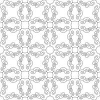 Seamless pattern with spirals. Dark grey and white. vector