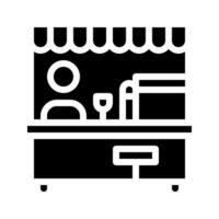 Canteen campus icon. with a soild style. Suitable for use on websites, UI and mobile apps. vector