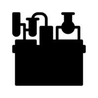 Laboratory icon. with a soild style. Suitable for use on websites, UI and mobile apps. vector