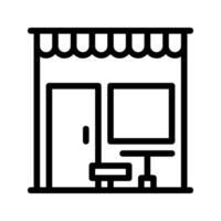 Cafe line icon. Coffee shop icons can be used for websites, UI and mobile apps. vector