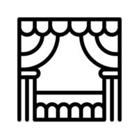 Theater line icon. auditorium icons can be used for websites, UI and mobile apps. vector