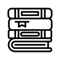 Books line icon. stack of books. Can be used for websites, UI and mobile apps. vector