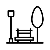 Campus Park flat icon. Can be used for websites, UI and mobile app. vector