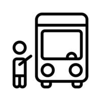 Shuttle bus line icon. transportation pick up icons can be used for websites, UI and mobile apps. vector