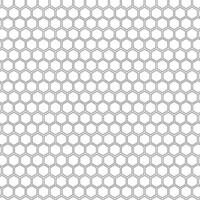 Hexagon seamless pattern. Seamless texture of honeycomb. Grid seamless pattern. Hexagonal cell texture. Honeycomb on white background. Design for the background flyers, fabric, clothes, etc vector