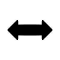 Move Horizontally Icon Symbol Design Illustration vector