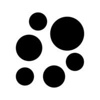 Bubbles Icon Symbol Design Illustration vector