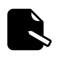 editar archivo icono símbolo diseño ilustración vector