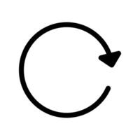 Reload Icon Symbol Design Illustration vector