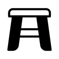 Stool Icon Symbol Design Illustration vector